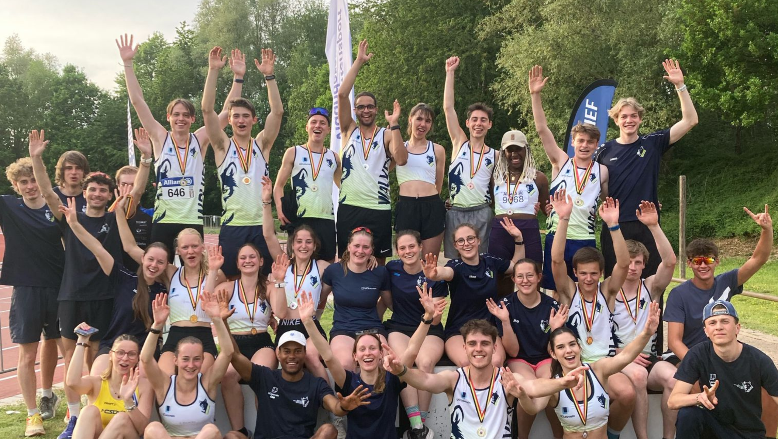 Nos Wolves de l’athlétisme ont brillés sous le soleil d’Oordegem !