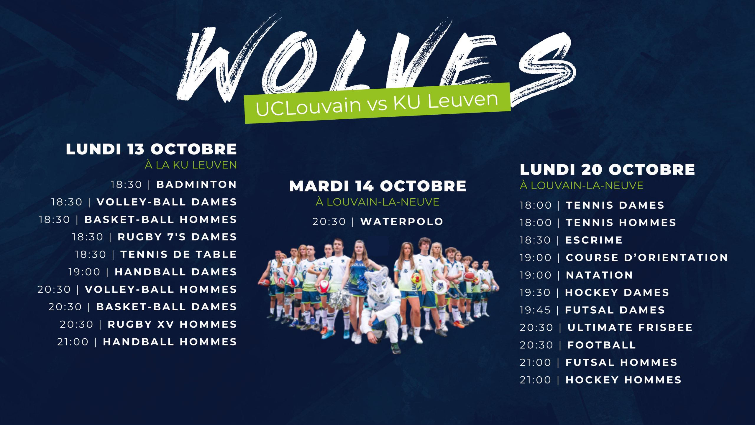 Nos Wolves de retour sur les terrains avec une première confrontation très attendue !