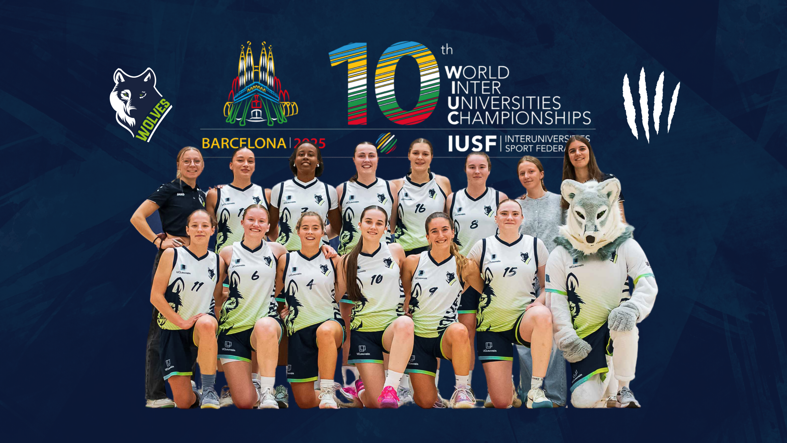 Nos Wolves Basket visent la passe de trois à Barcelone !