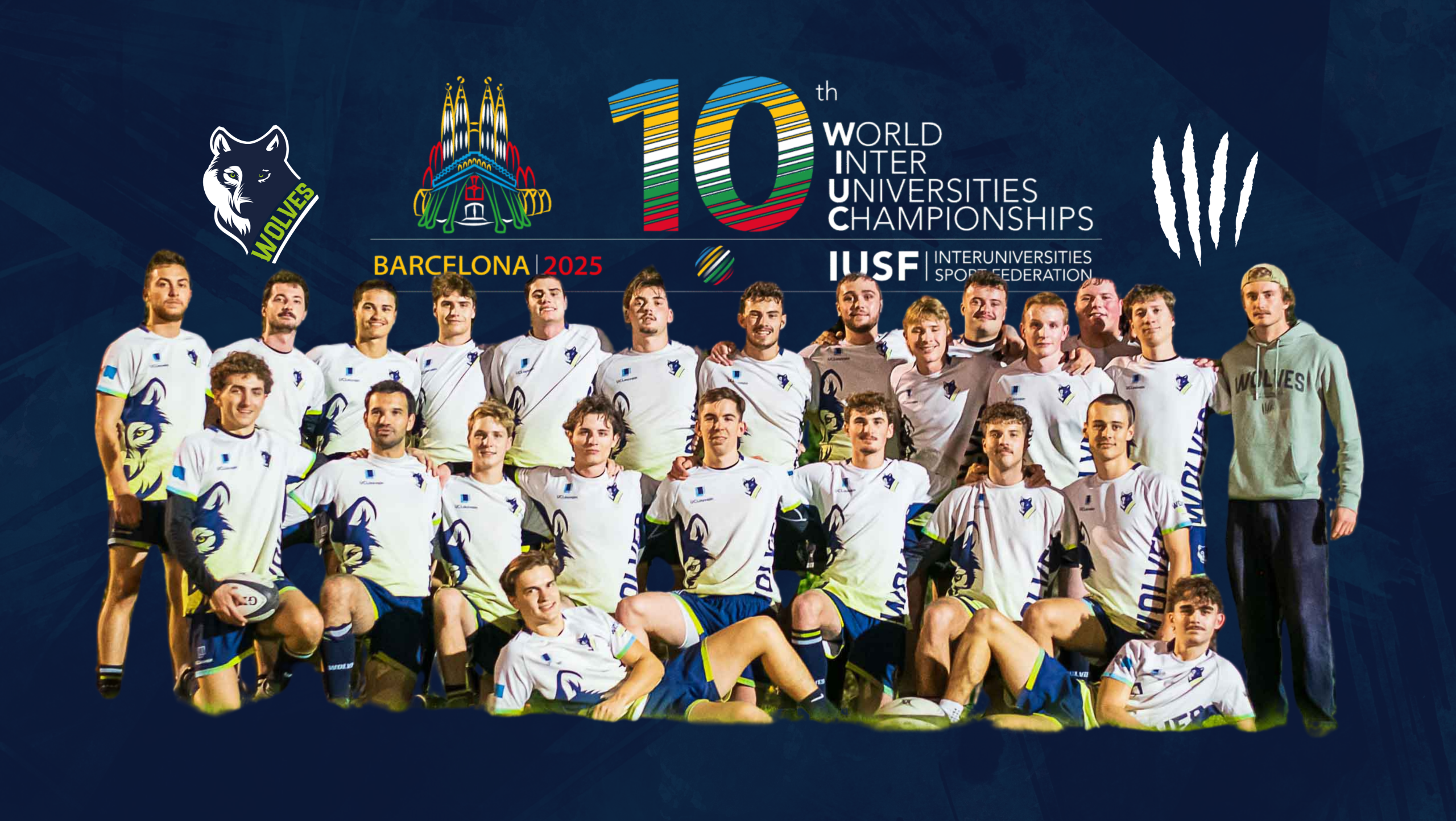 Nos Wolves du Rugby en route pour Barcelone !